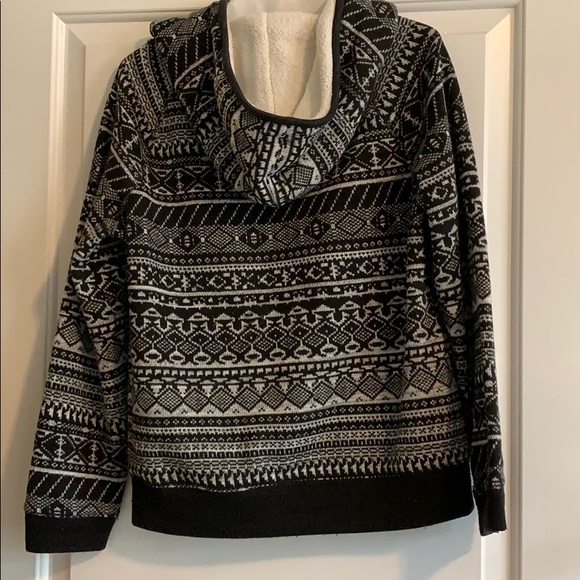 American Eagle Zip up Fleece Sweater - Picture 4 of 6